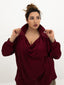 Camicia raso con scollo a gronda