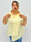 Blusa asimmetrica in cotone