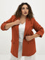 Blazer con spalline